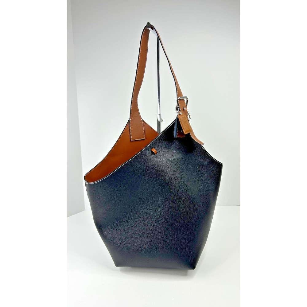 MDBM Maison‎ de Beaute Marseilles CHOLET Bucket Bag Tote Purse Black Brown $199